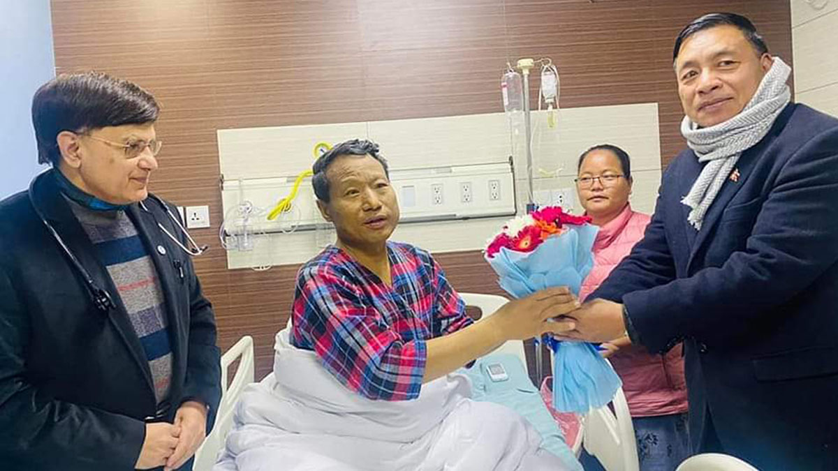 उपराष्ट्रपतिद्वारा नेता पुनको स्वास्थ्यवस्थाबारे जानकारी